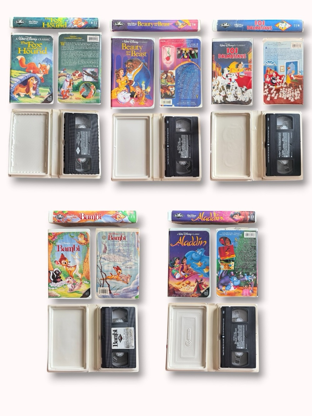 Disney Black Diamond Classics VHS bundle #2